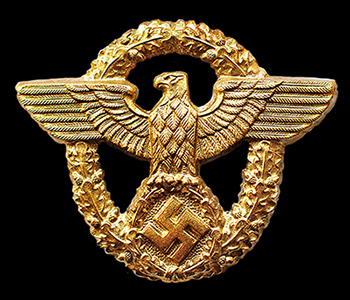 Cap badge for the Water Police (Wasserschutzpolizi)